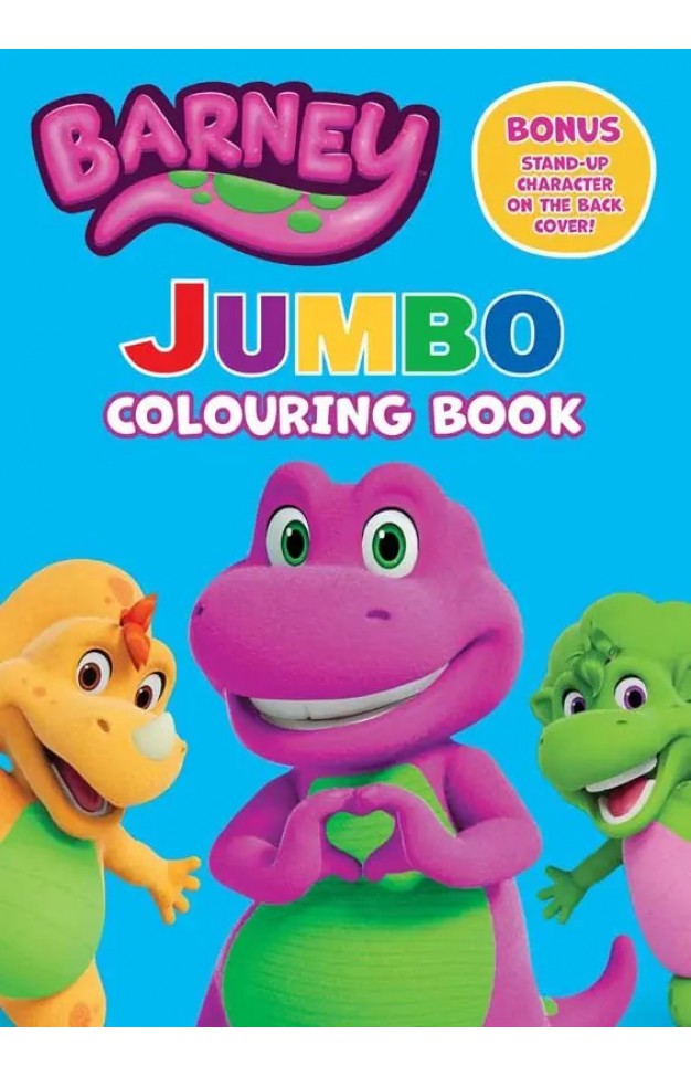 BARNEY JUMBO COLOURING BOOK
